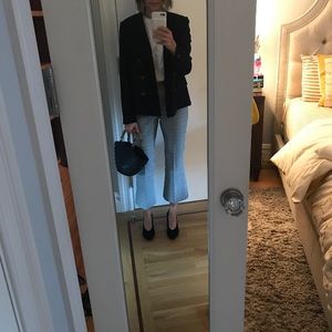 Pomelo lan flared trousers